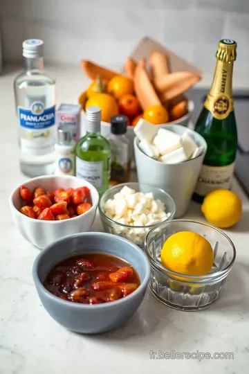 Cocktail Pornstar : Un Élixir Fruité et Chic ingredients