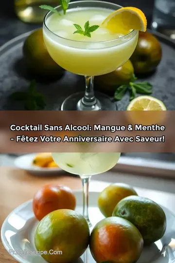 Cocktail Sans Alcool: Mangue & Menthe - Fêtez Votre Anniversaire avec Saveur!