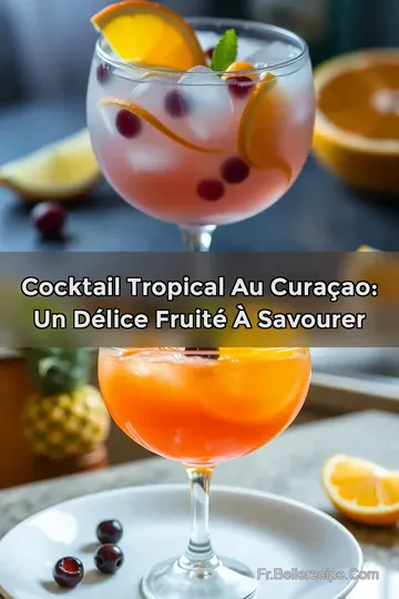 Cocktail Tropical au Curaçao: Un Délice Fruité à Savourer