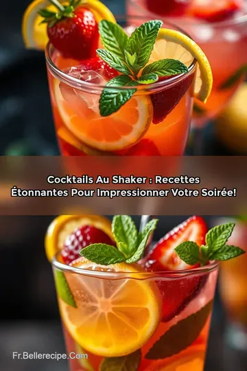Cocktails au Shaker : Recettes Étonnantes pour Impressionner Votre Soirée!