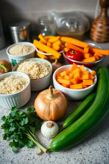 Cocotte de Légumes d' Automne au Curcuma et Quinoa ingredients