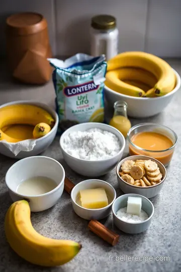 Confiture de Banane : Délicieux Éclats de Douceur ingredients