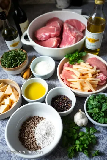 Côtes de Veau Sautées au Romarin ingredients