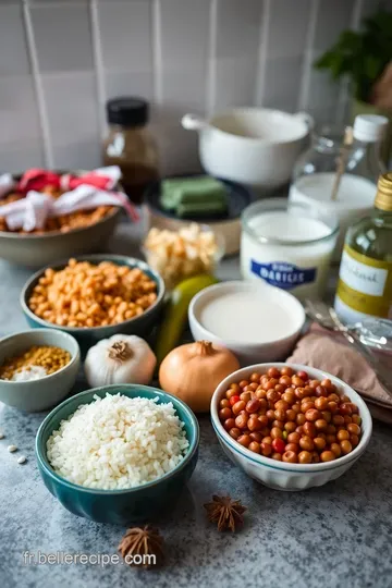 Dahl de Lentilles Corail aux Épices Douces ingredients