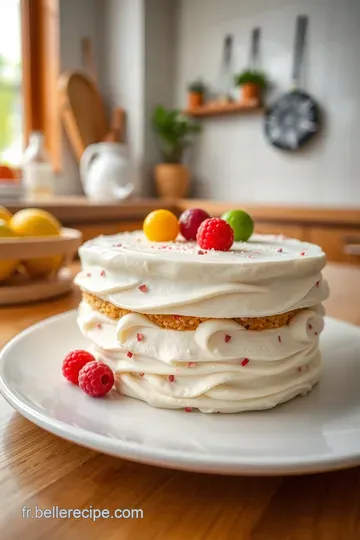 Décoration Élegante de Gâteau : Buttercream et Fleurs en Pâte à Sucre steps