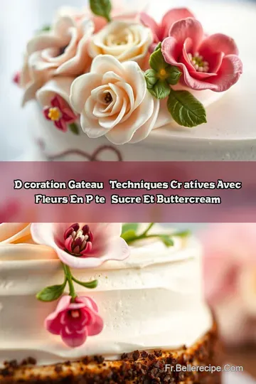 Décoration Gateau : Techniques Créatives avec Fleurs en Pâte à Sucre et Buttercream