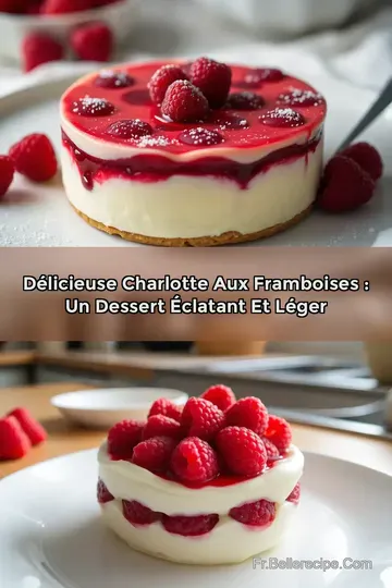 Délicieuse Charlotte aux Framboises : Un Dessert Éclatant et Léger