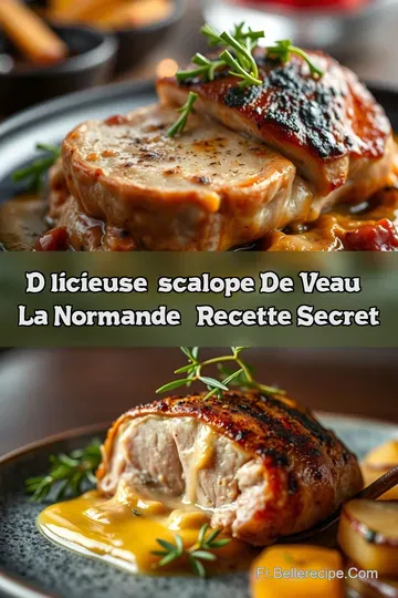 Délicieuse Éscalope de Veau à la Normande : Recette Secret