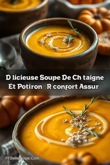 Délicieuse Soupe de Châtaigne et Potiron : Réconfort Assuré!