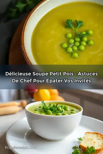 Délicieuse Soupe Petit Pois : Astuces de Chef Pour Épater Vos Invités