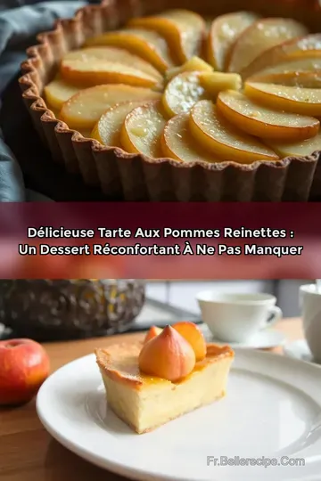 Délicieuse Tarte aux Pommes Reinettes : Un Dessert Réconfortant à Ne Pas Manquer
