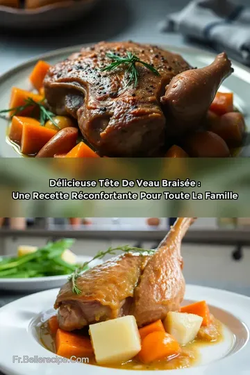 Délicieuse Tête de Veau Braisée : Une Recette Réconfortante pour Toute la Famille