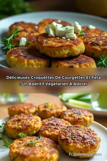 Délicieuses Croquettes de Courgettes et Feta : Un Apéritif Végétarien à Adorer