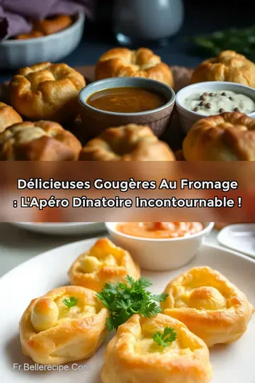 Délicieuses Gougères au Fromage : L' Apéro Dînatoire Incontournable !