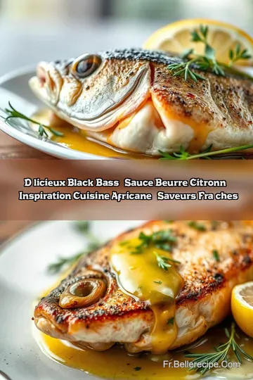Délicieux Black Bass & Sauce Beurre Citronné : Inspiration Cuisine Africane & Saveurs Fraîches