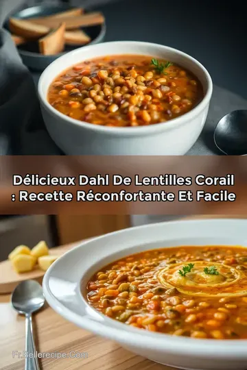 Délicieux Dahl de Lentilles Corail : Recette Réconfortante et Facile