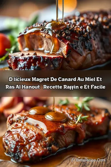 Délicieux Magret de Canard au Miel et Ras Al Hanout : Recette Raffinée et Facile