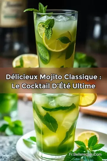 Délicieux Mojito Classique : Le Cocktail d' Été Ultime