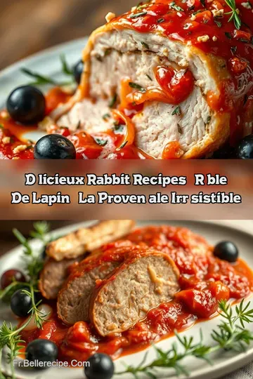 Délicieux Rabbit Recipes : Râble de Lapin à la Provençale Irrésistible