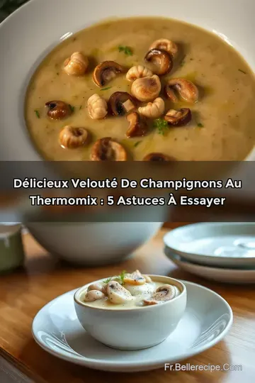 Délicieux Velouté de Champignons au Thermomix : 5 Astuces à Essayer