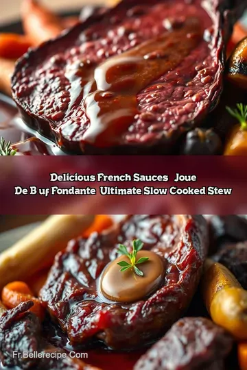 Delicious French Sauces & Joue de Bœuf Fondante: Ultimate Slow-Cooked Stew
