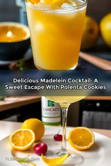Delicious Madelein Cocktail: A Sweet Escape with Polenta Cookies