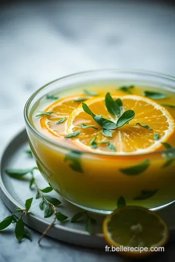 Eau Détox Renouvelante aux Agrumes et Menthe presentation