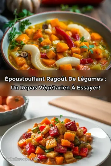 Époustouflant Ragoût de Légumes : Un Repas Végétarien à Essayer!