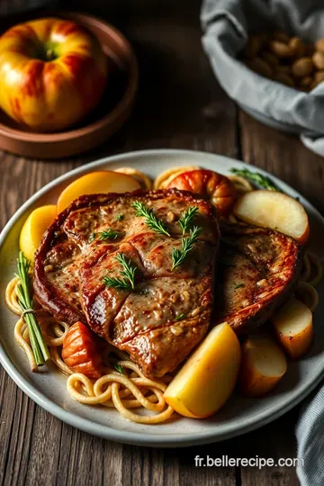 Éscalope de Veau à la Normande presentation