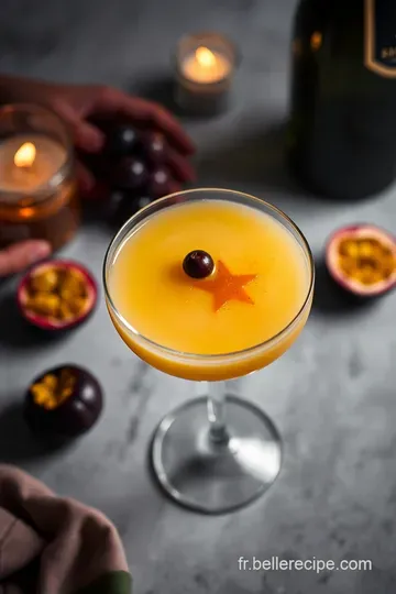Étoile du Soir : Cocktail Pornstar presentation