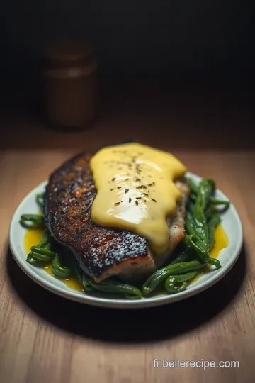 Filet de Black Bass Doré au Beurre Citronné presentation