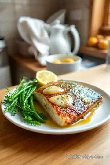 Filet de Black Bass Doré au Beurre Citronné steps