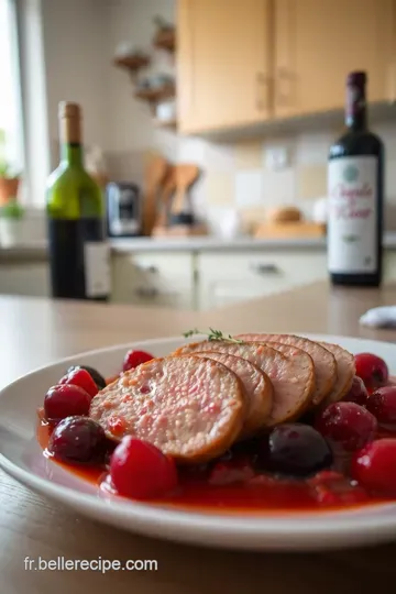 Filet de Canette aux Cerises et Vin Rouge steps