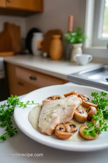 Filet de Veau aux Champignons et Crème steps