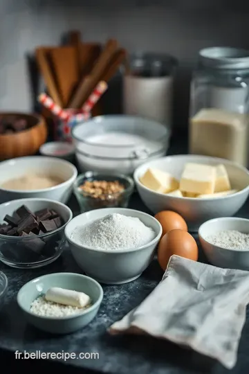 Gâteau au Chocolat Fondant : Le Plaisir Chocolaté ingredients