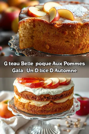 Gâteau Belle Époque aux Pommes Gala : Un Délice d' Automne