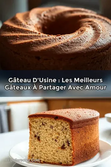 Gâteau d' Usine : Les Meilleurs Gâteaux à Partager avec Amour