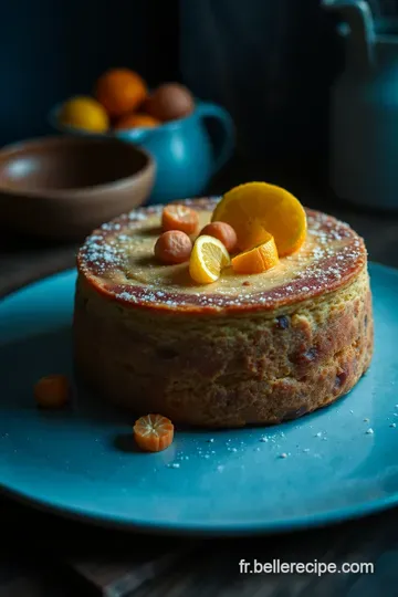 Gâteau Régime Léger aux Agrumes presentation