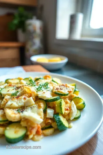 Gratin de Courgettes et Mozzarella steps