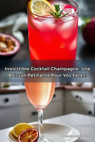 Irresistible Cocktail Champagne: Une Boisson Pétillante pour Vos Fêtes!