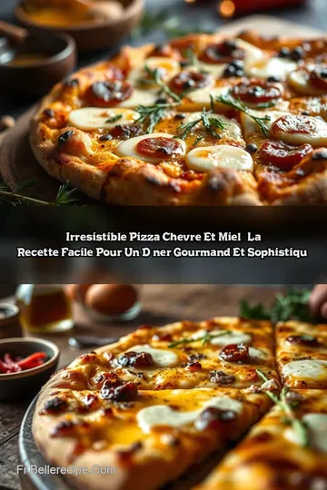 Irresistible Pizza Chevre et Miel : La Recette Facile pour un Dîner Gourmand et Sophistiqué