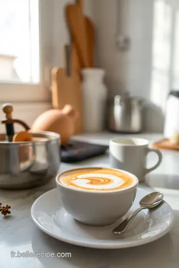 Latte Doré : Le Réconfort Épicé de l' Automne steps