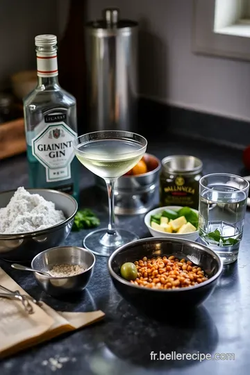 Le Martini Classique : Élégance à la Française ingredients