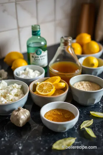 Madeleine Cocktail : Une Évasion Sucrée et Citronnée ingredients