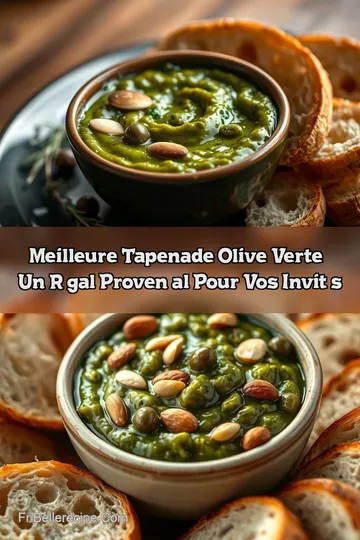 Meilleure Tapenade Olive Verte : Un Régal Provençal pour vos Invités
