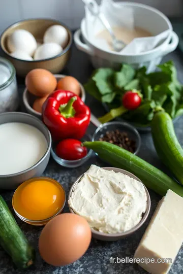 Muffins aux Œufs Savoureux à la Française ingredients