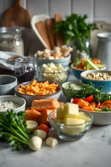 Nouilles Sautées au Poulet – Une Évasion Culinaire ingredients
