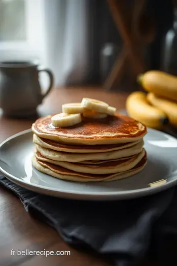 Pancakes Sans Gluten à la Banane presentation