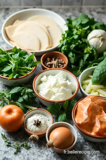 Paupiette de Dinde aux Herbes et à la Ricotta ingredients