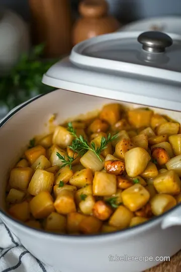 Pintade rôtie en cocotte aux saveurs de Provence presentation